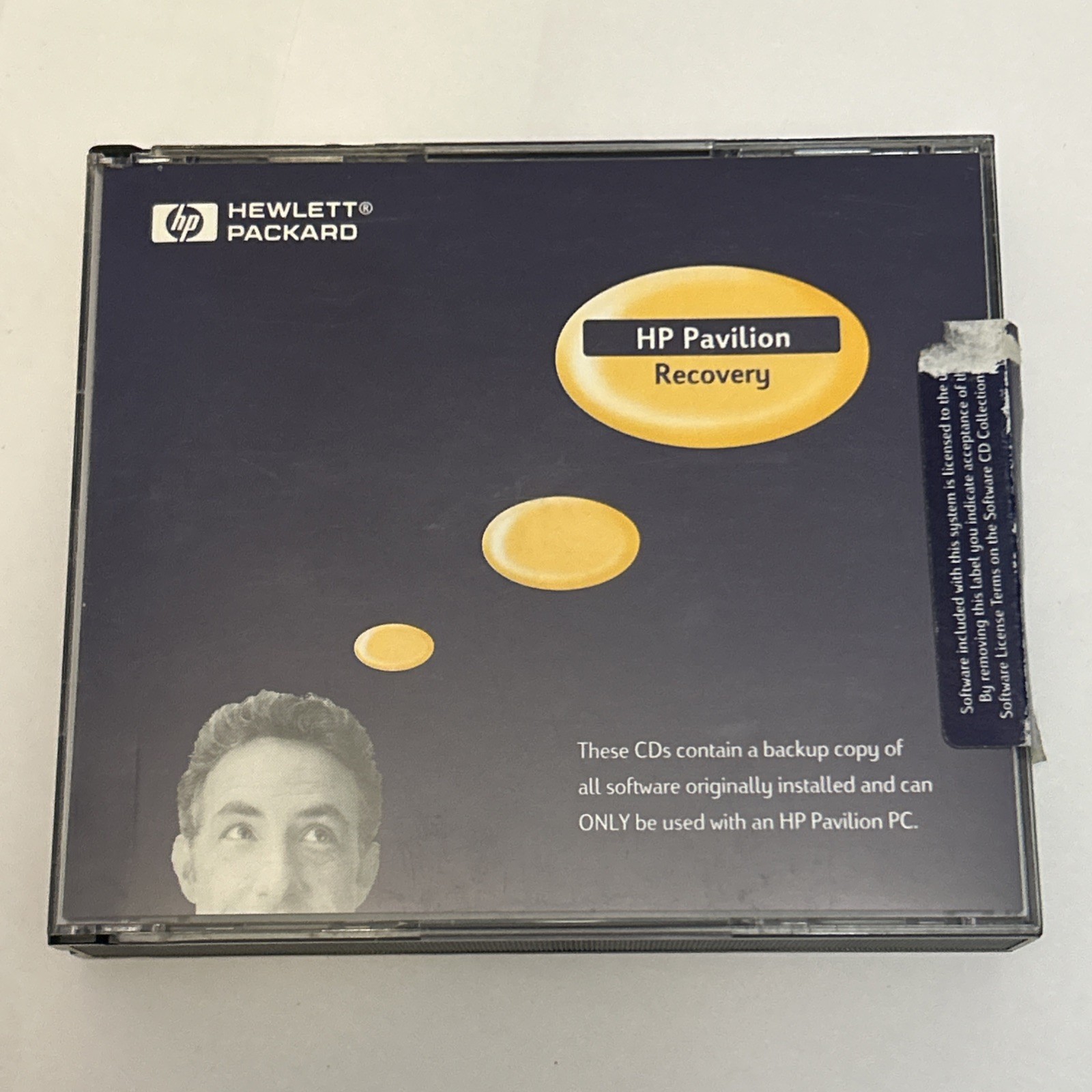 HP Pavilion Recovery 3 Disc Set CD Set System & Application Recovery 2000