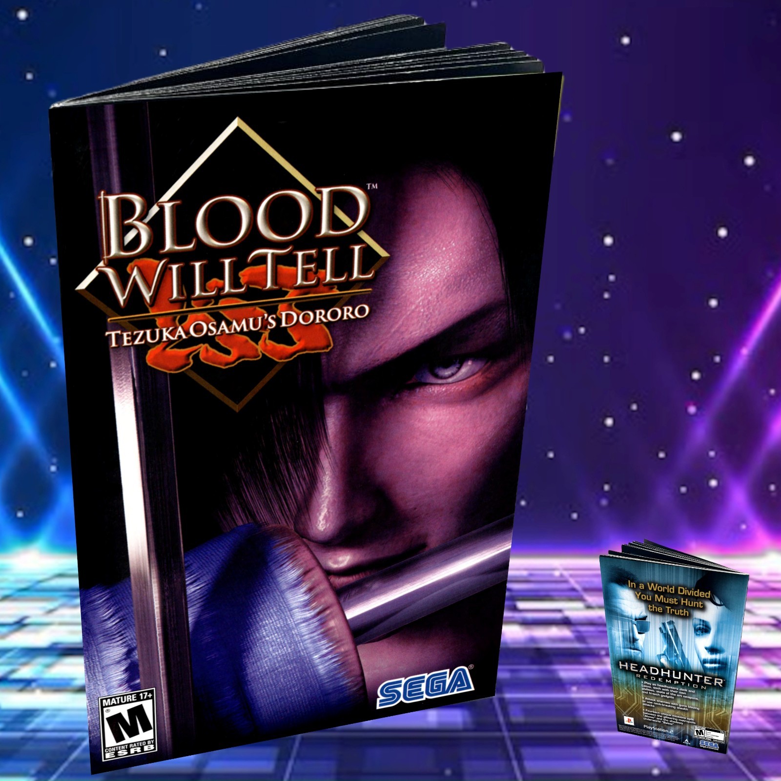 Replacement Manual for - Blood Will Tell - Sony PS2 Instruction Booklet