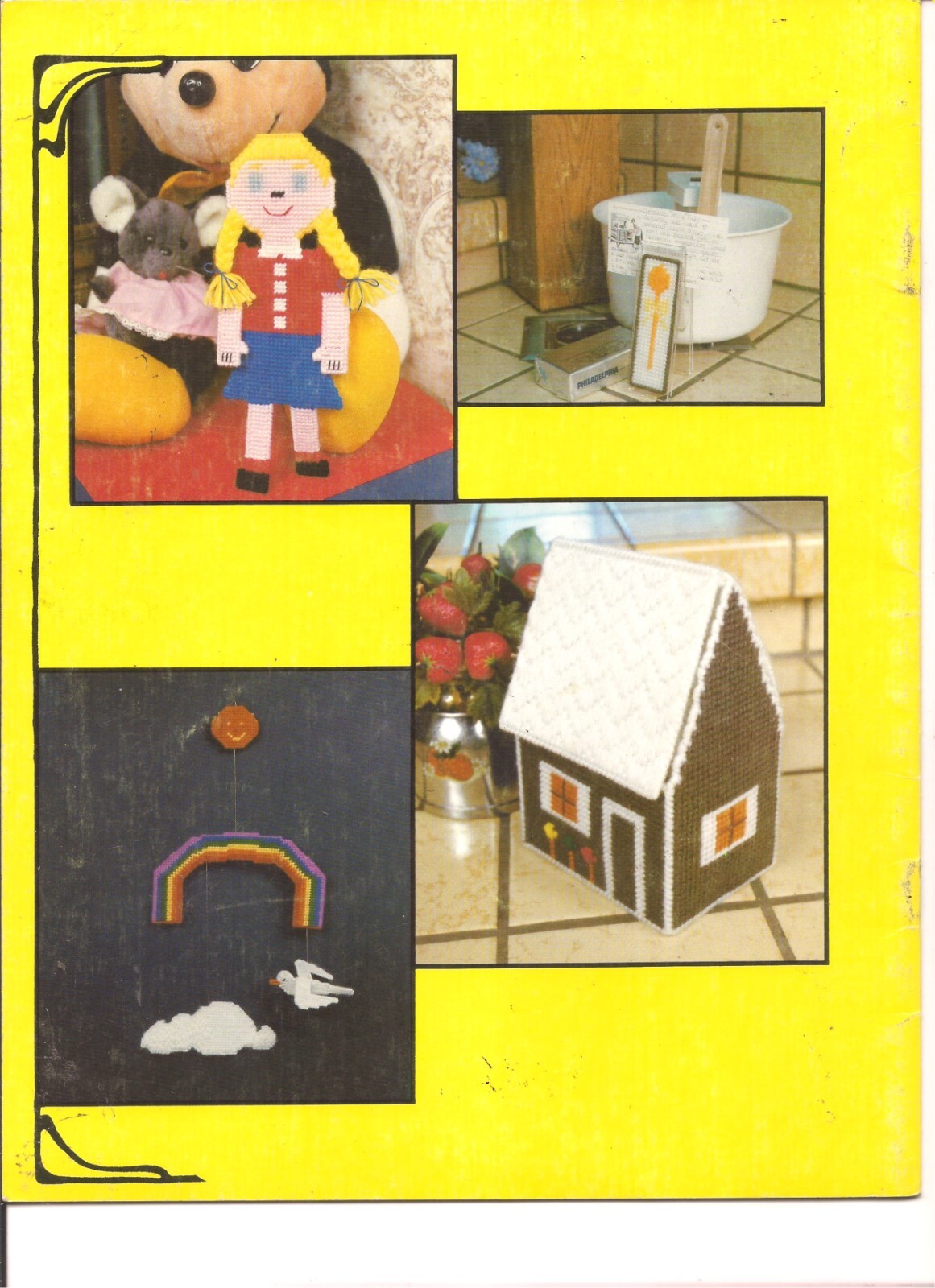Vintage Classic Publications Plastic Canvas 27 Projects, 1982