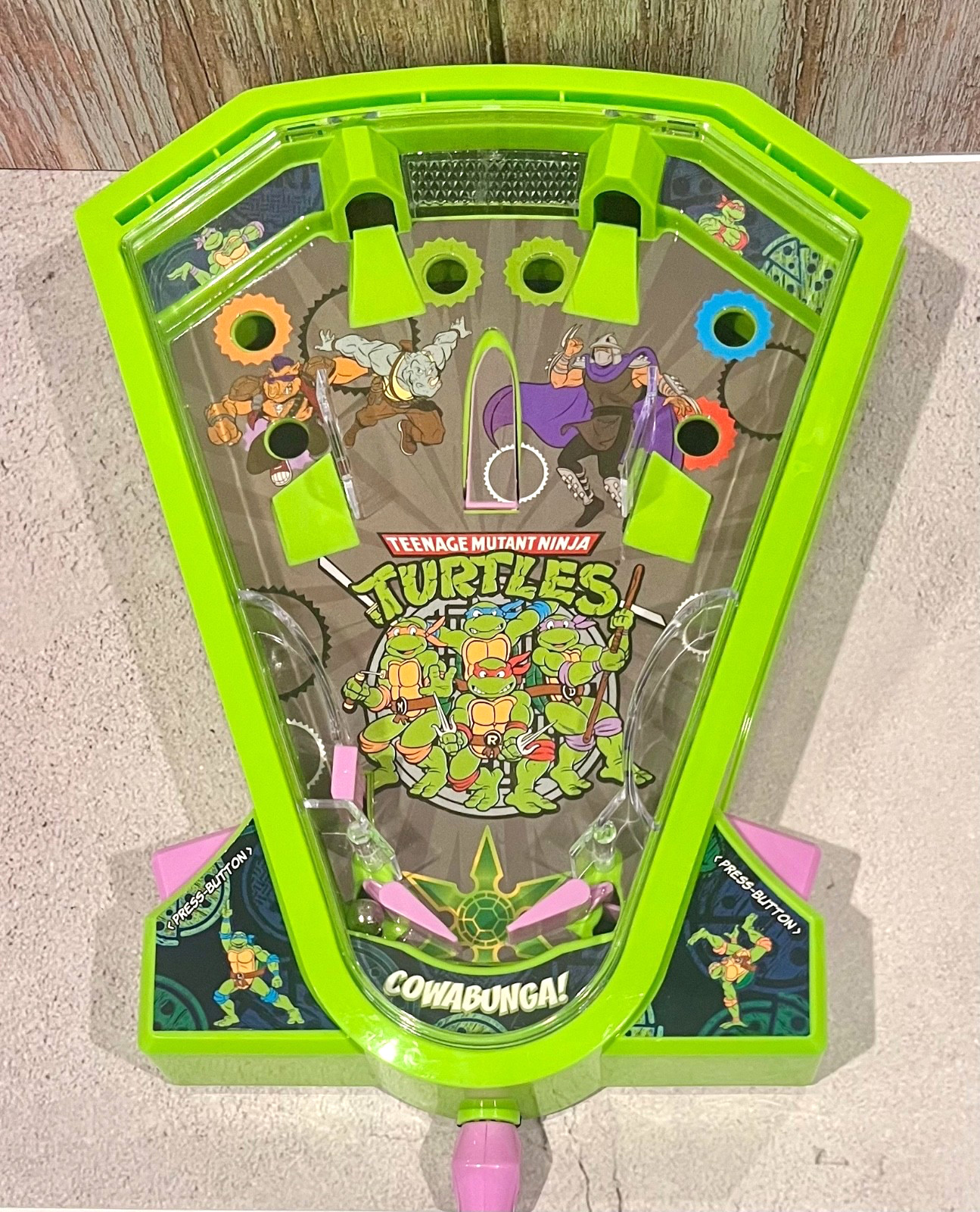 Teenage Mutant Ninja Turtles Table Top Desktop Pinball Nickelodeon TMNT 2022