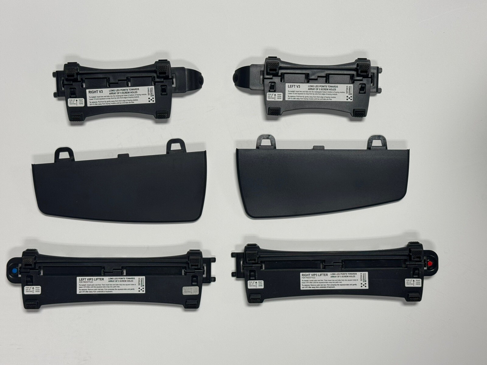 Kinesis VIP3 V3 Lifters & Palms For Freestyle 2 Keyboards AC820 AC730