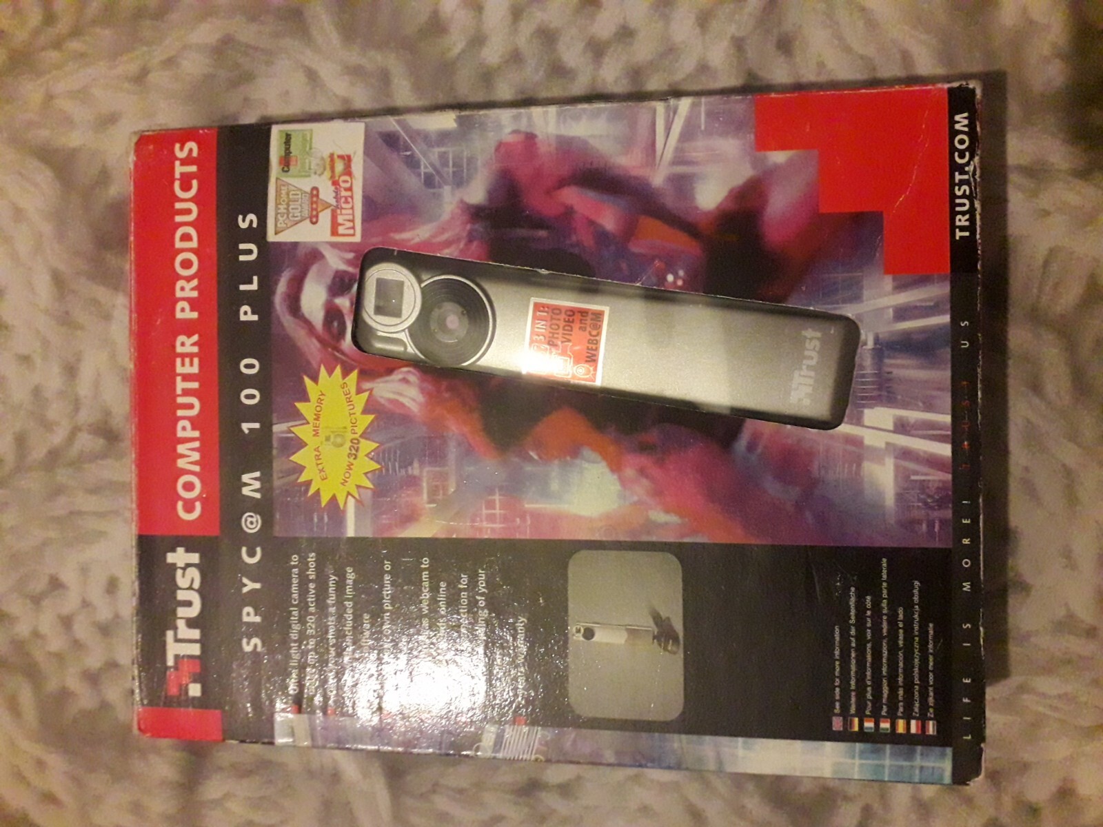 Trust Spycam 100 compact Digital Camera, New Opened Never Used