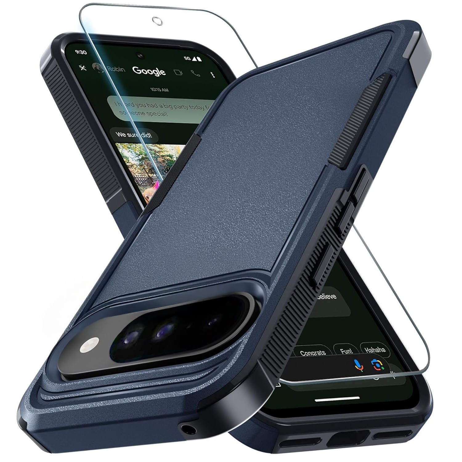 For Google Pixel 10a Case/10 Pro XL Phone Cover Shockproof  + Screen Protector