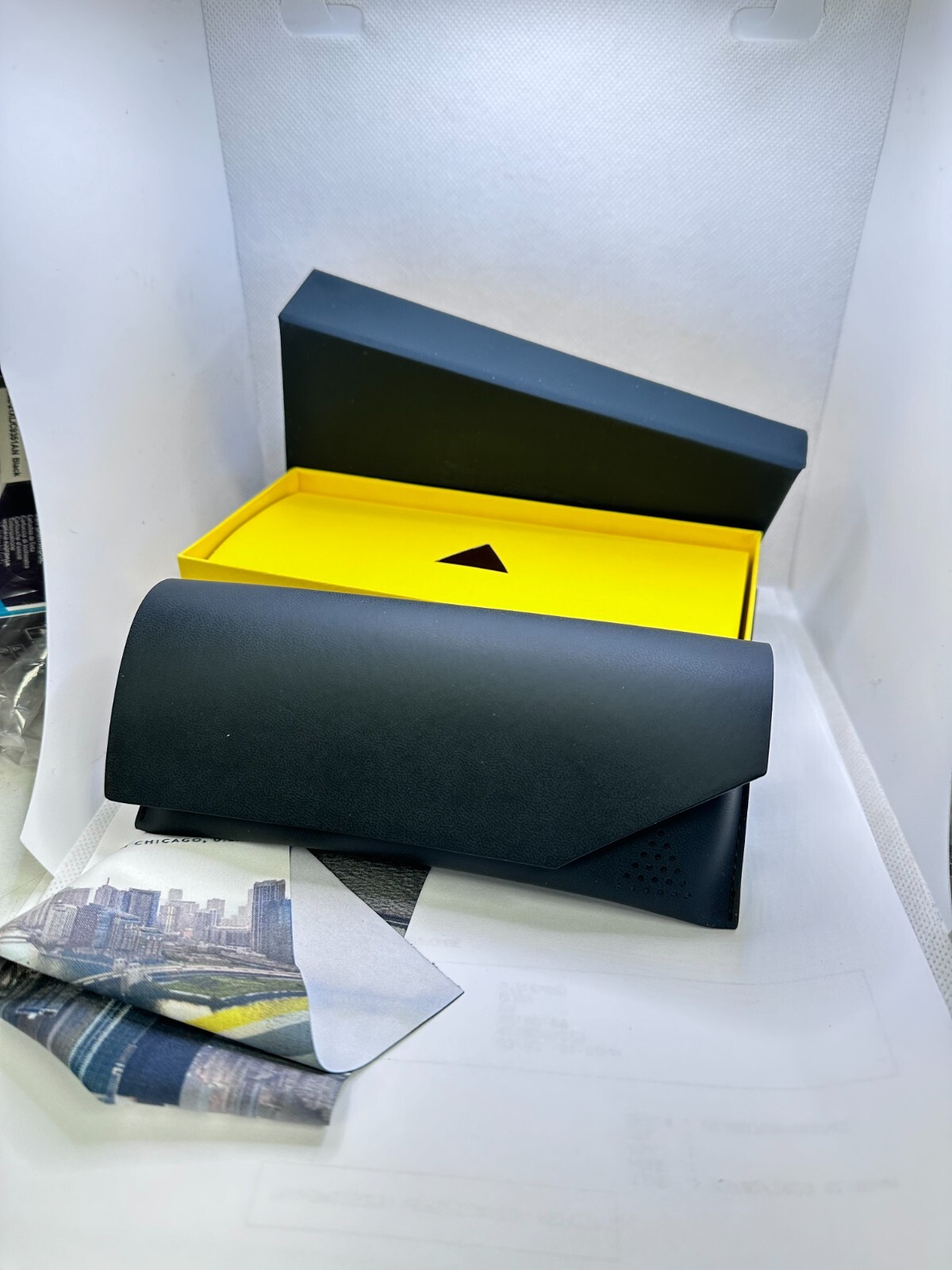 New State Optical Eyeglass Case Cloth & Presentation Box No frame