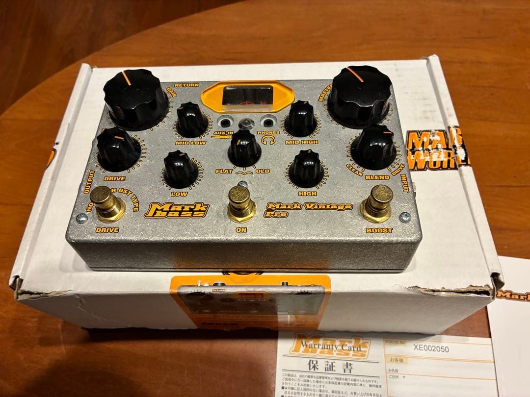 Markbass Mark Vintage Pre Tube Preamp Pedal 12AX7 Used