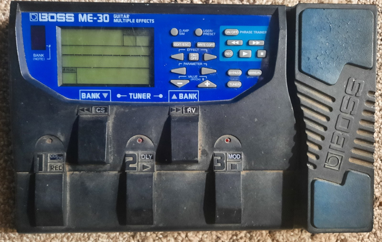 BOSS ME-30 Multi-Effects Guitar Processor -  Unit Only - Works