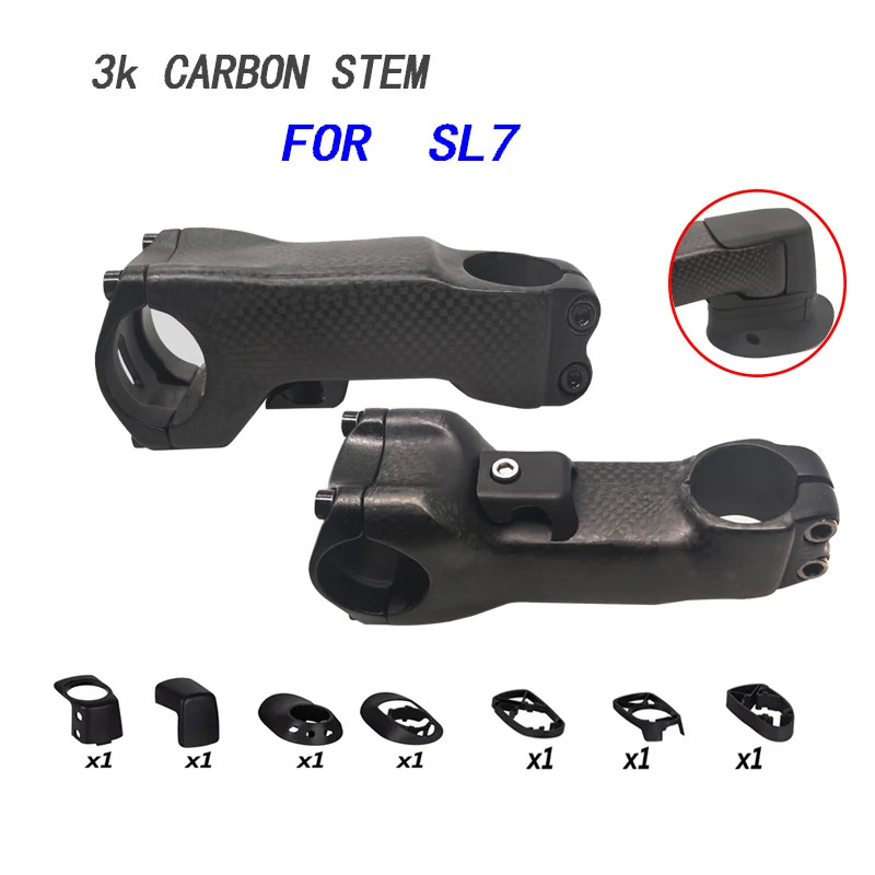 Carbon Bicycle Stem Ultralight Road Bike Parts for 31.8mm Handlebar 6 Degree