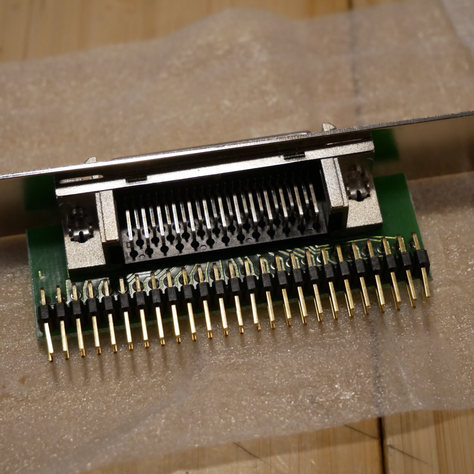 SCSI-2 IDC 50 Pin Male to HD 50 Pin Female IDC50M-MD50F Internal Adapter Desktop