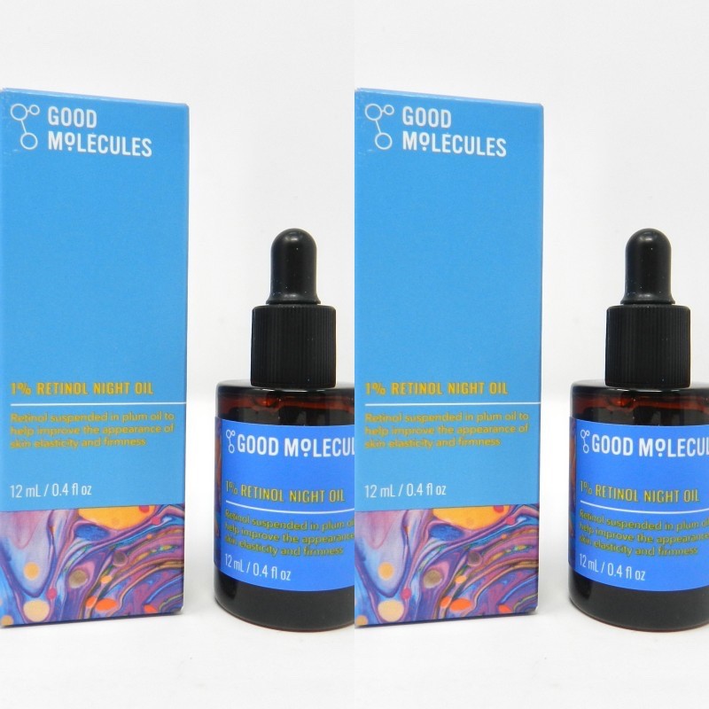 2x Good Molecules 1% Retinol Night Oil 0.40 fl oz each