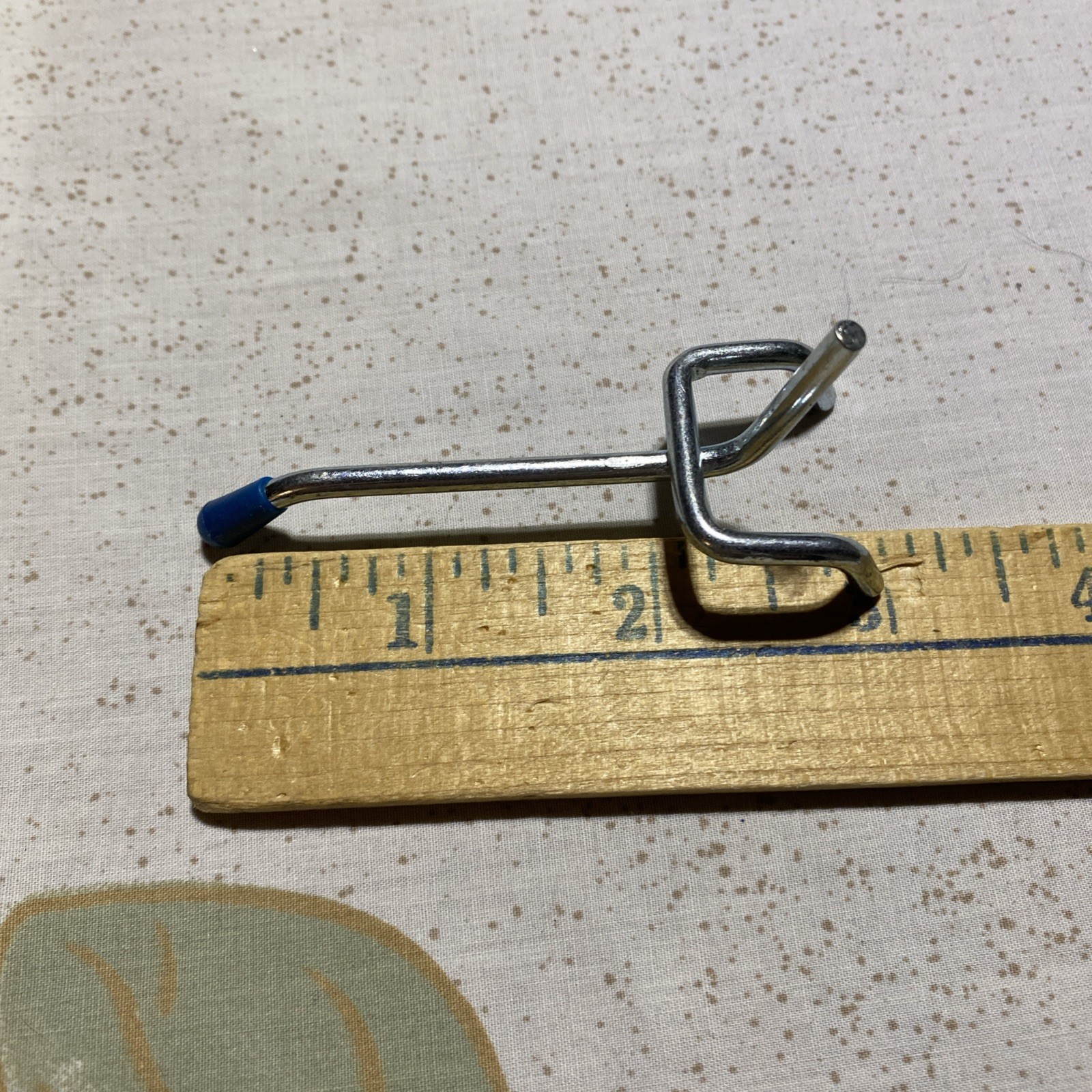 PEG HOOKS 16 PC. 2" inch PEGBOARD HOOKS SAFETY BLUE TIPS PEG BOARD HOOKS