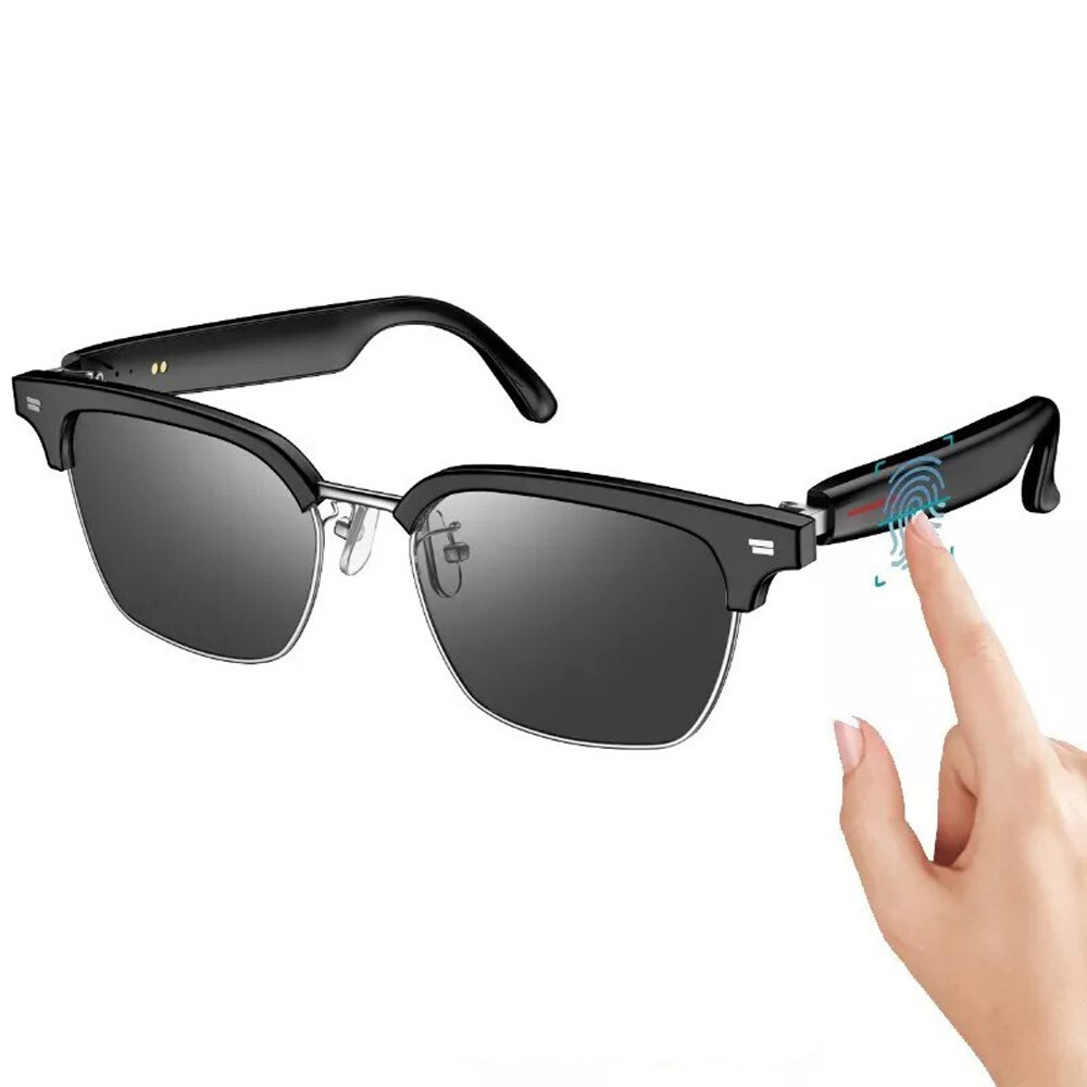 Smart Glasses Bluetooth Audio Sunglasses Stereo Music Call Headset Voice Control