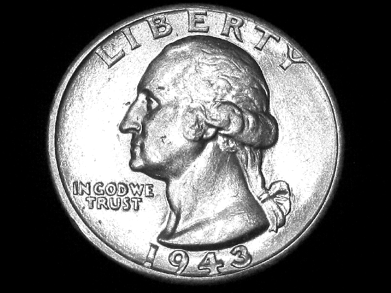 1943-D Washington Quarter --- Almost Uncirculated +++