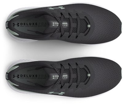 Under Armour Women's UA Charged Impulse 3 Running Shoes Jet Gray/Green/Green - 3
