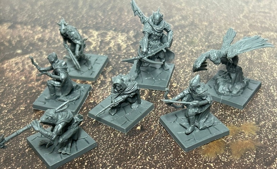 D&D Roleplay And Tabletop Charecter Collection Assembled & Unpainted