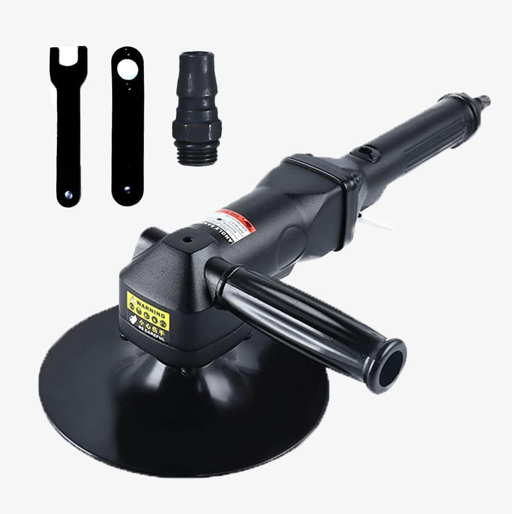 7-Inch Pneumatic Sander Heavy Duty Wet Air Sander/Polisher,Lightweight at 5.47 L
