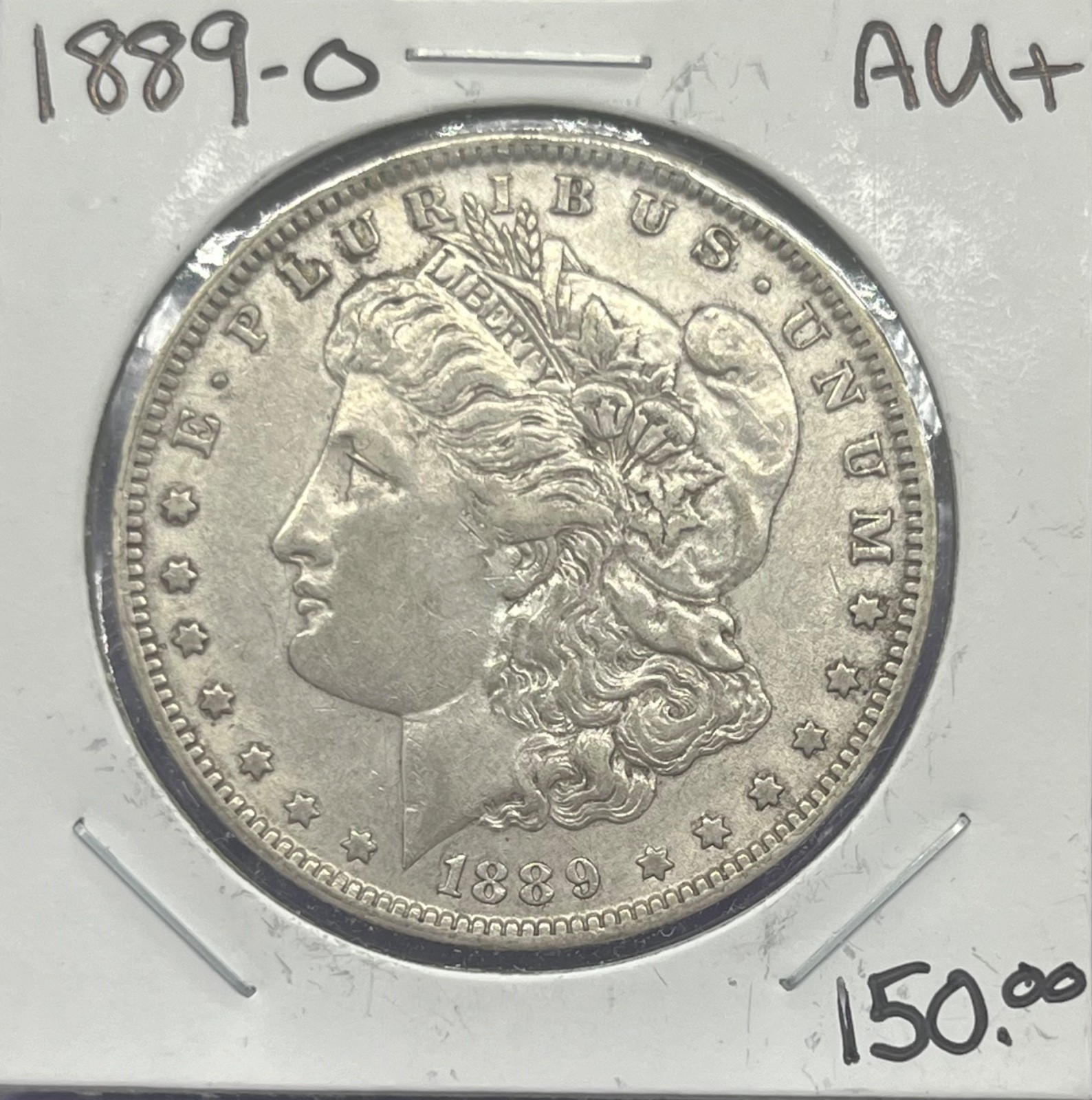 1889-O $1 MORGAN SILVER DOLLAR CHOICE AU ORIGINAL