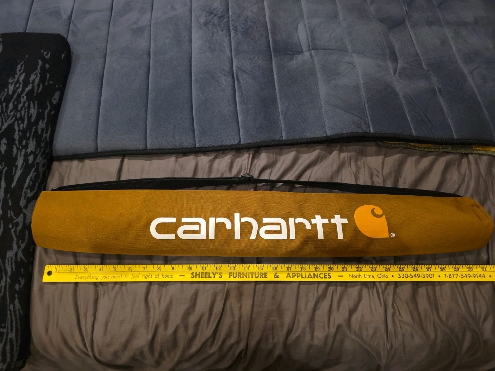 CARHARTT 6 Pack Insulated Beverage Cooler Shoulder Strap Bag  Duck Brown