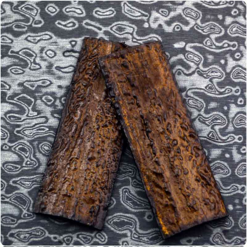 2/4/6pcs Deer Antler Knife Handle Scales Material Slabs POM Resin Sword Making