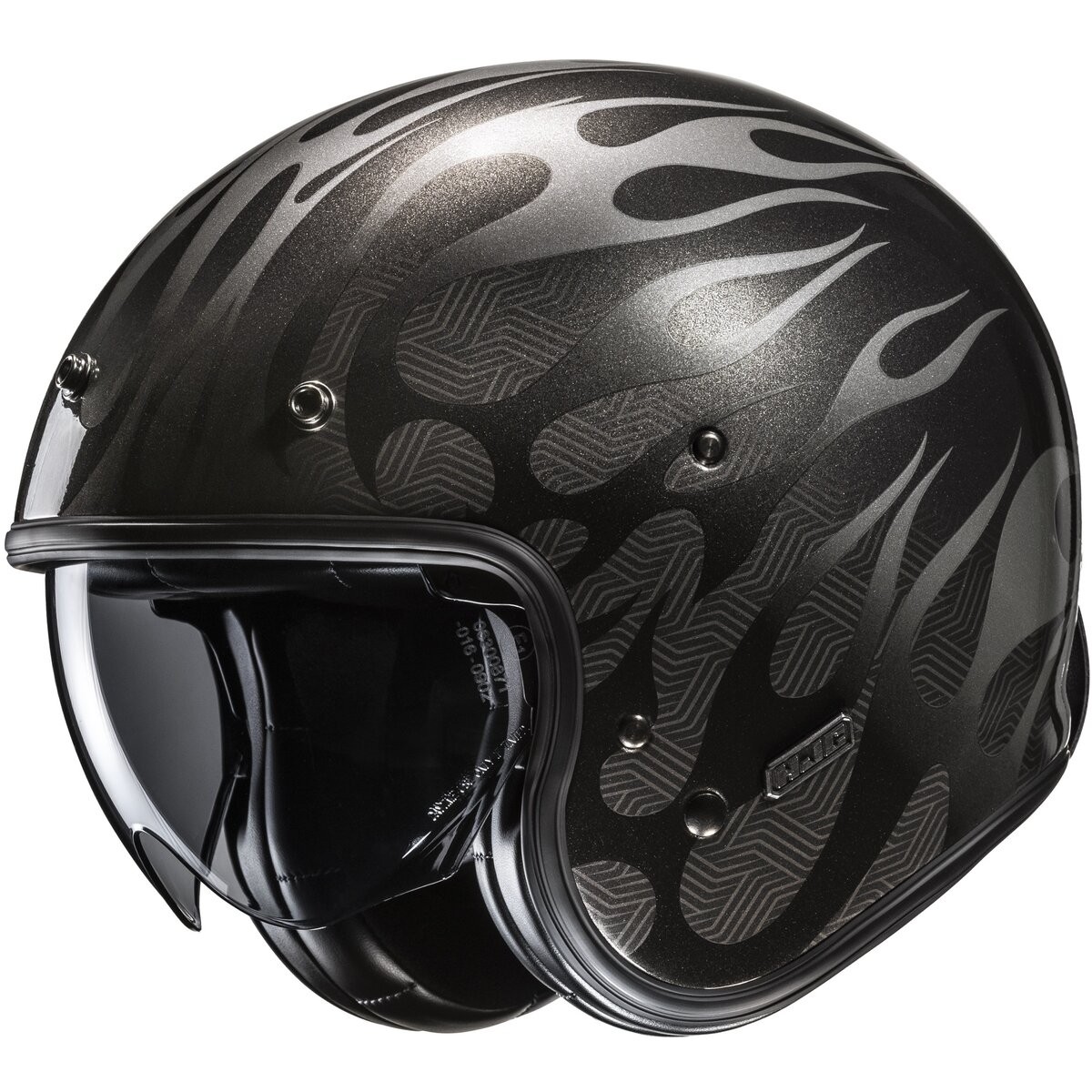 HJC Black/Silver V31 Firo MC5 Open Face Helmet 481809