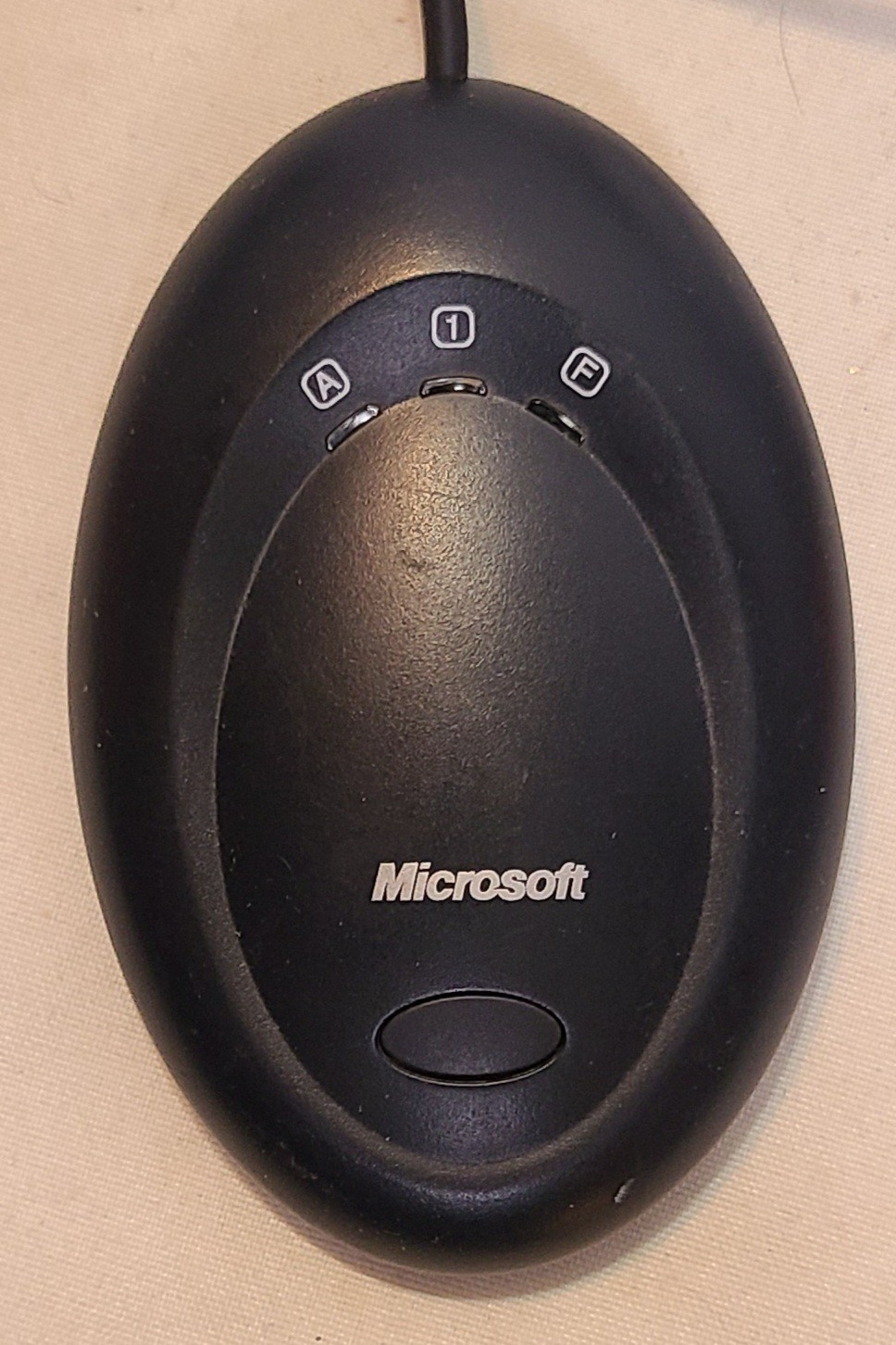 Microsoft Black Wireless Desktop Mouse