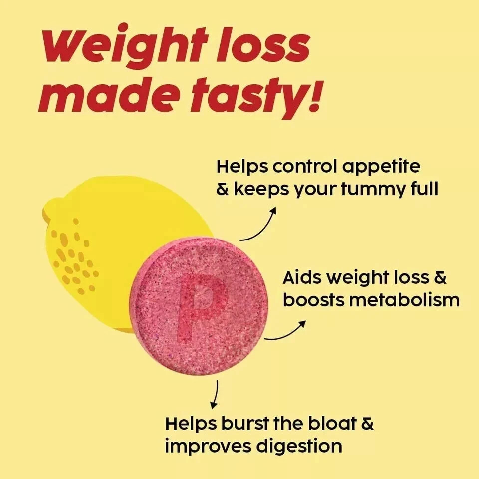 PLIX Apple Cider Vinegar Effervescent Tablet for Weight Loss - Multipack
