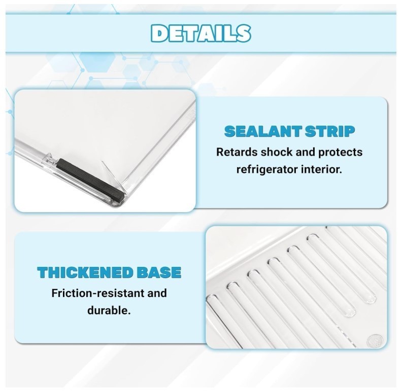 Replacement Crisper Drawer (Upper)Compatible with Whirlpool Kenmore Refrigerator