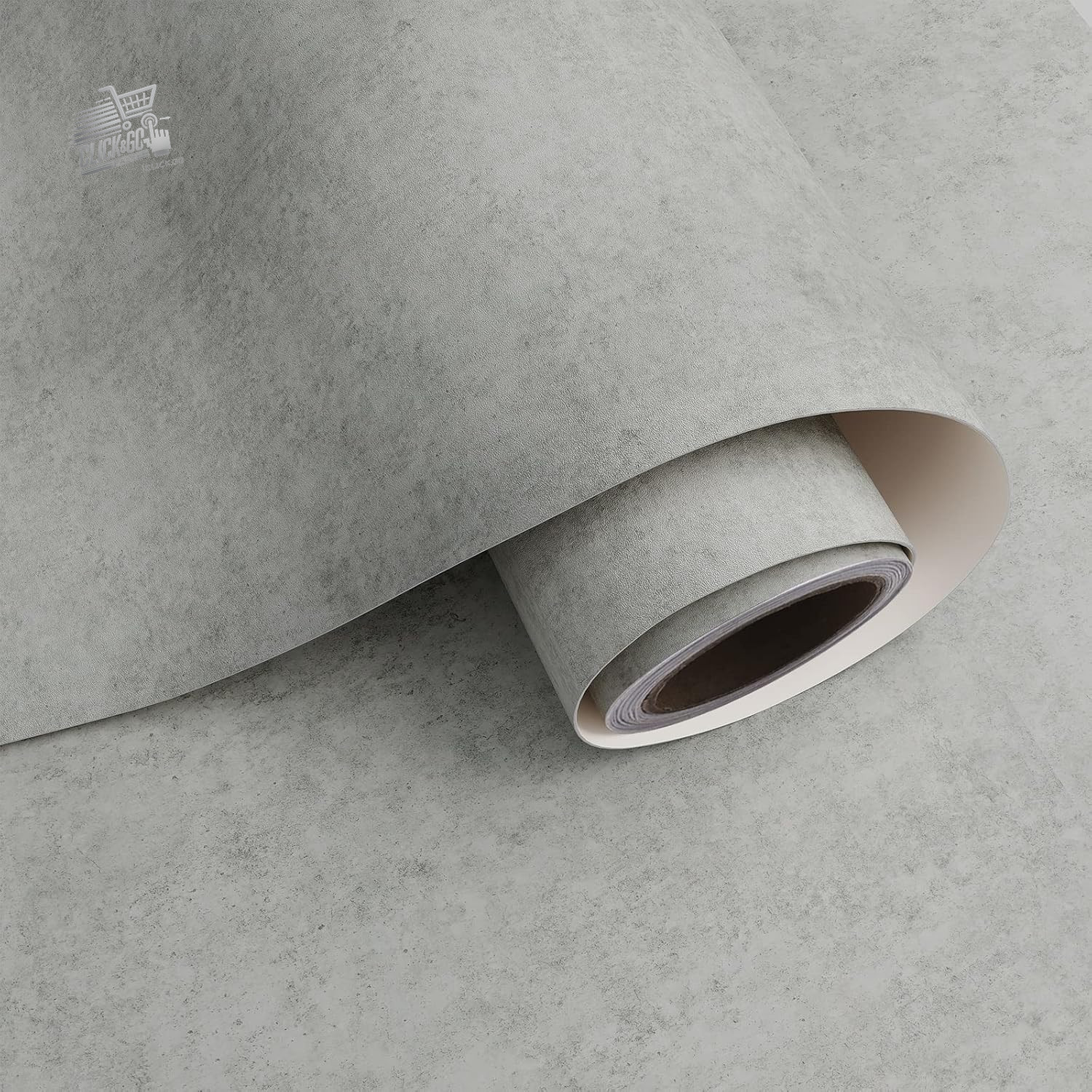 Industrial Wallpaper Adhesive Paper Cement Effect Adhesive Film Grey