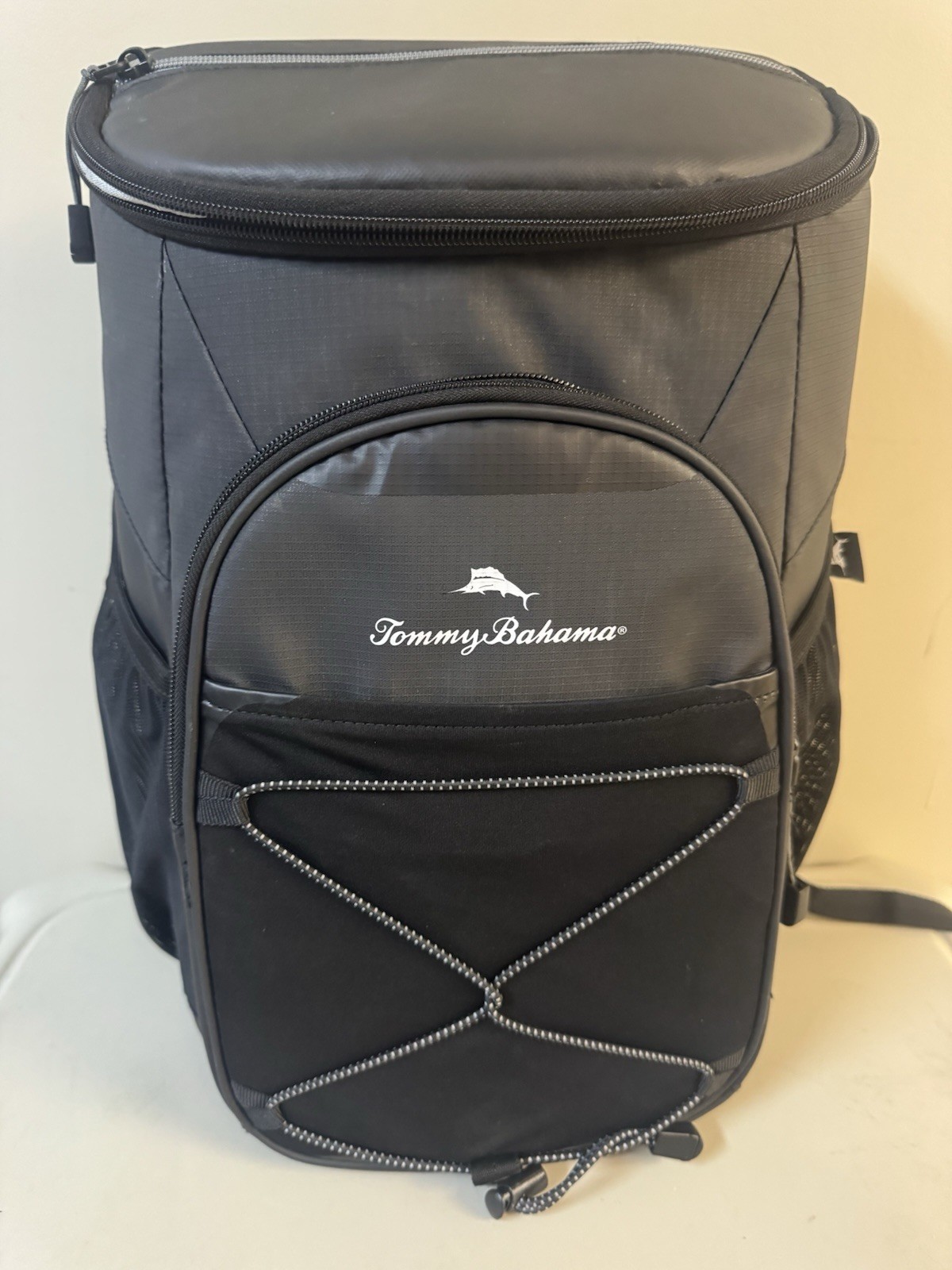 Tommy Bahama 24 Cans Ice Backpack Cooler With Deep Freeze Insulation Black NWT