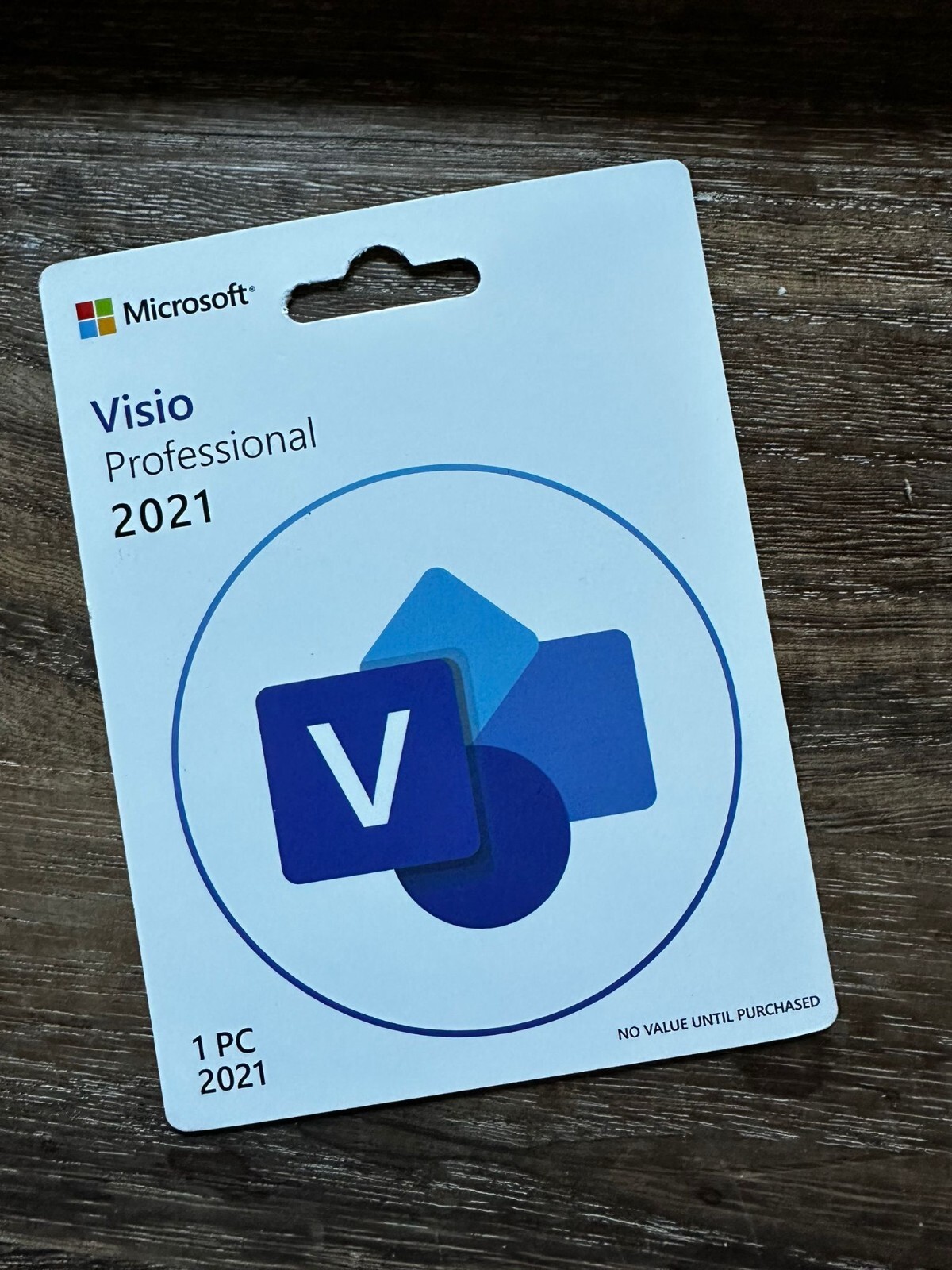 Microsoft Visio 2021 Professional Card 1 User retail New