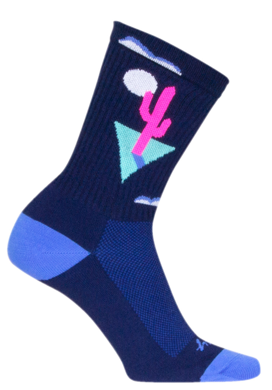 Socks - SockGuy - Cactal S/M 6" Crew Cycling/Running NEW