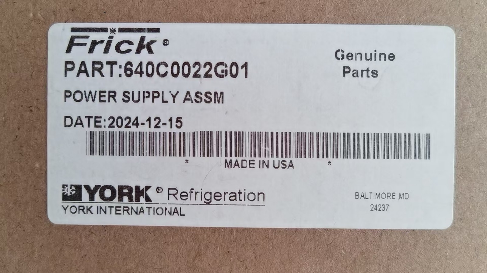 YORK New  original Power Module 640C0022G01  UPS or DHL fast delivery