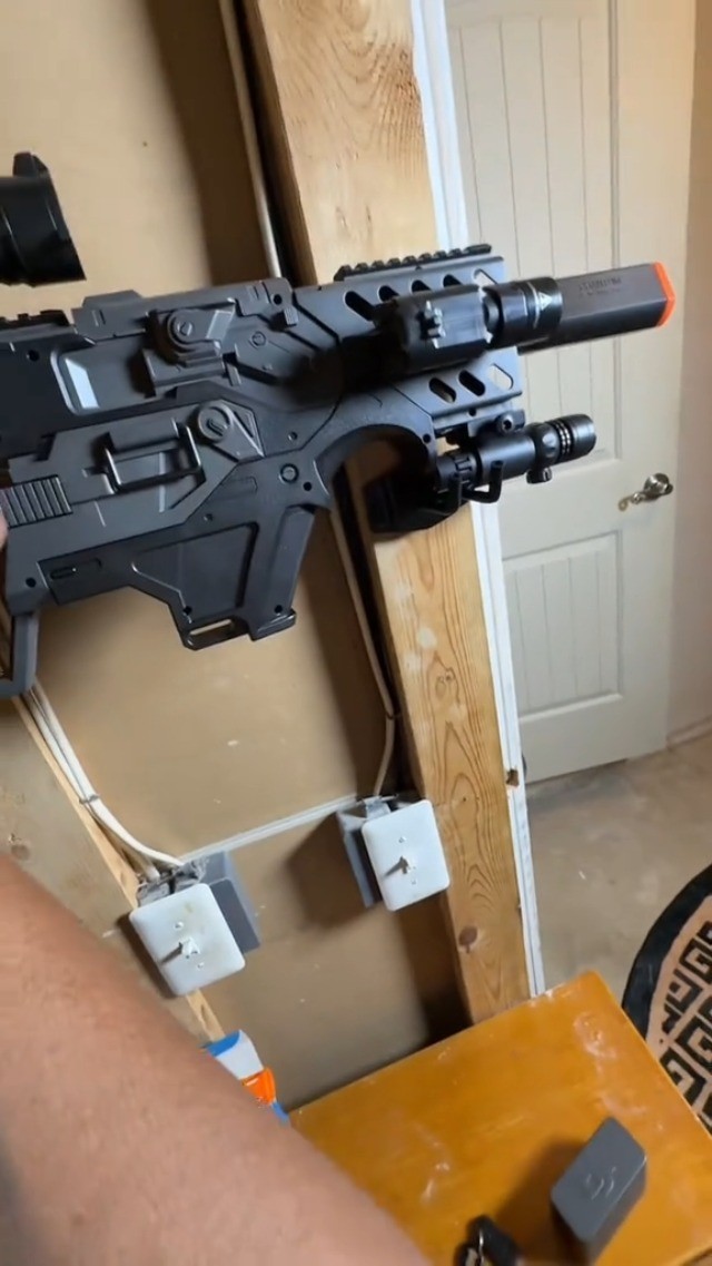 Biometric Gun Trigger Lock - Quick Release Rifle & Handgun Storage Rack, Secure