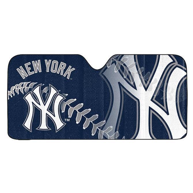 New York Yankees Auto Sun Shade [NEW] MLB Truck Window Reflective Cover 59x27