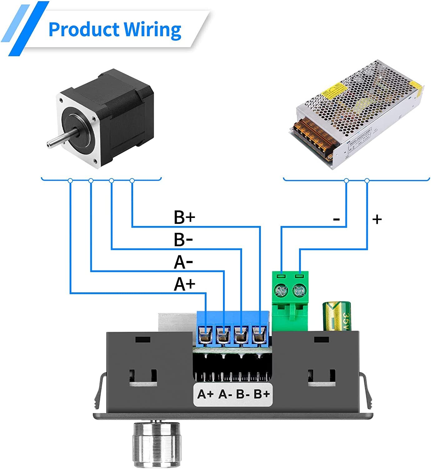 5-30V Stepper Motor Speed Controller Driver Forward Reverse LCD Module Pulse USA