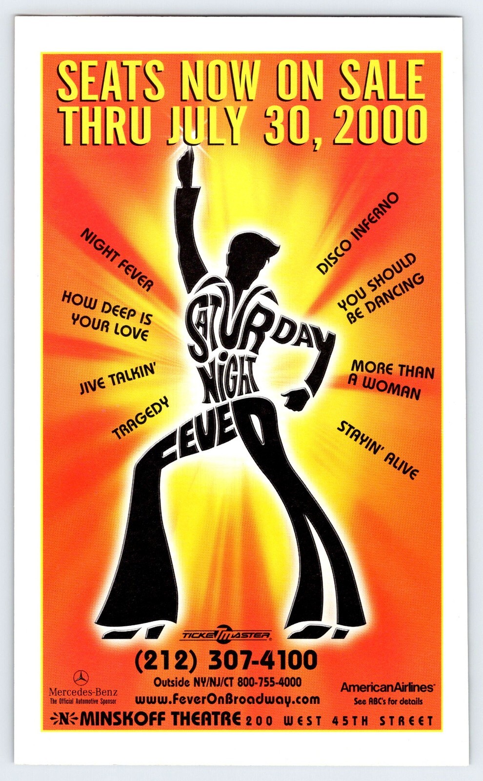 2000 SATURDAY NIGHT FEVER FLIM MOVIE VTG 5" X 8.5" Magazine Ad 2000's M459