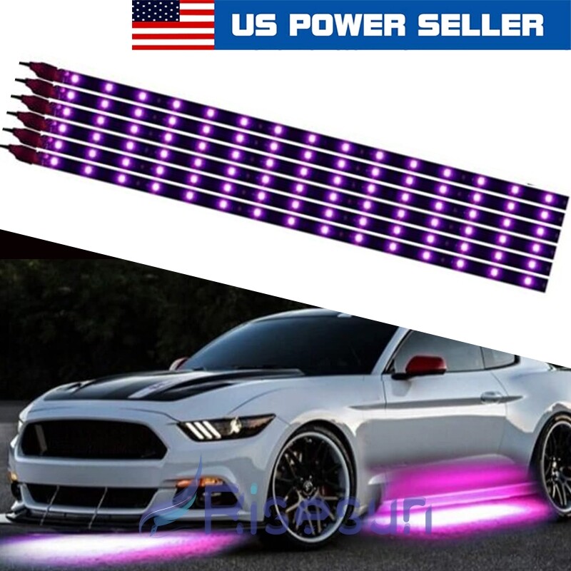 12V Tiras de Luz 15LED para Carros Coche Motos Camión Embarcación Luces Decor