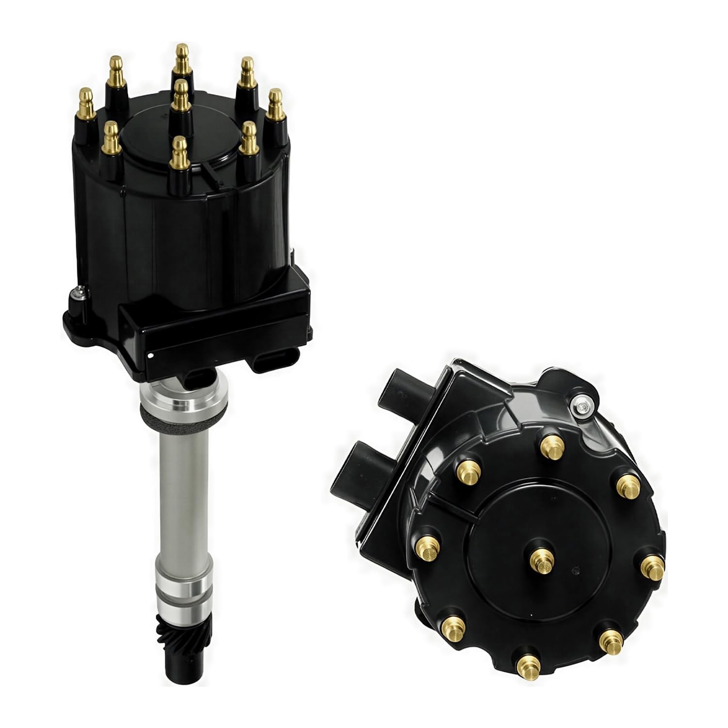 Ignition Distributor With Black Cap For Chevy GMC Truck 305 350 5.0 5.7 TBI EFI