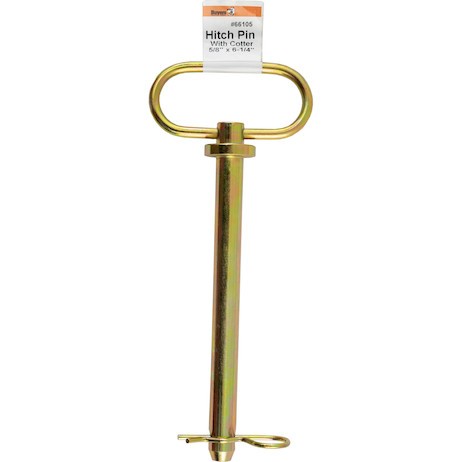 Buyers Products 66105 5/8 in. x 6-1/4 in. Yellow Zinc Plated Hitch Pin