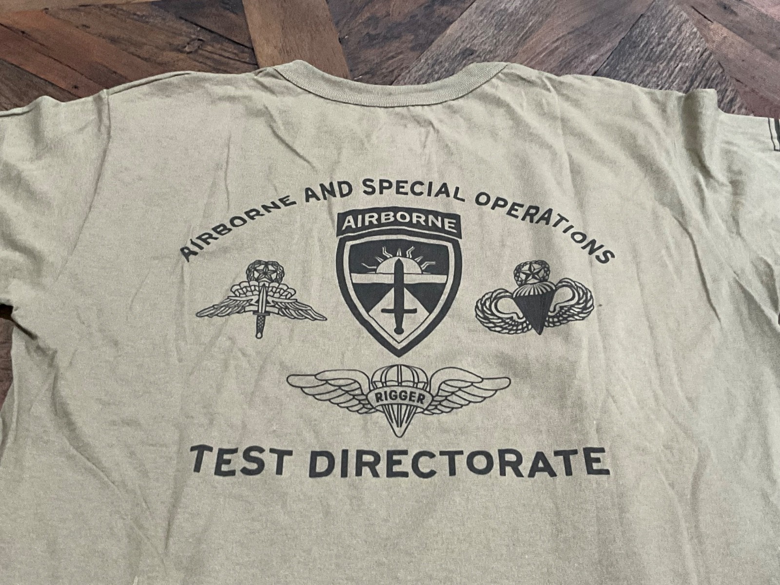 Airborne and Special Operations Test Directorate Unit T-Shirt Size Large