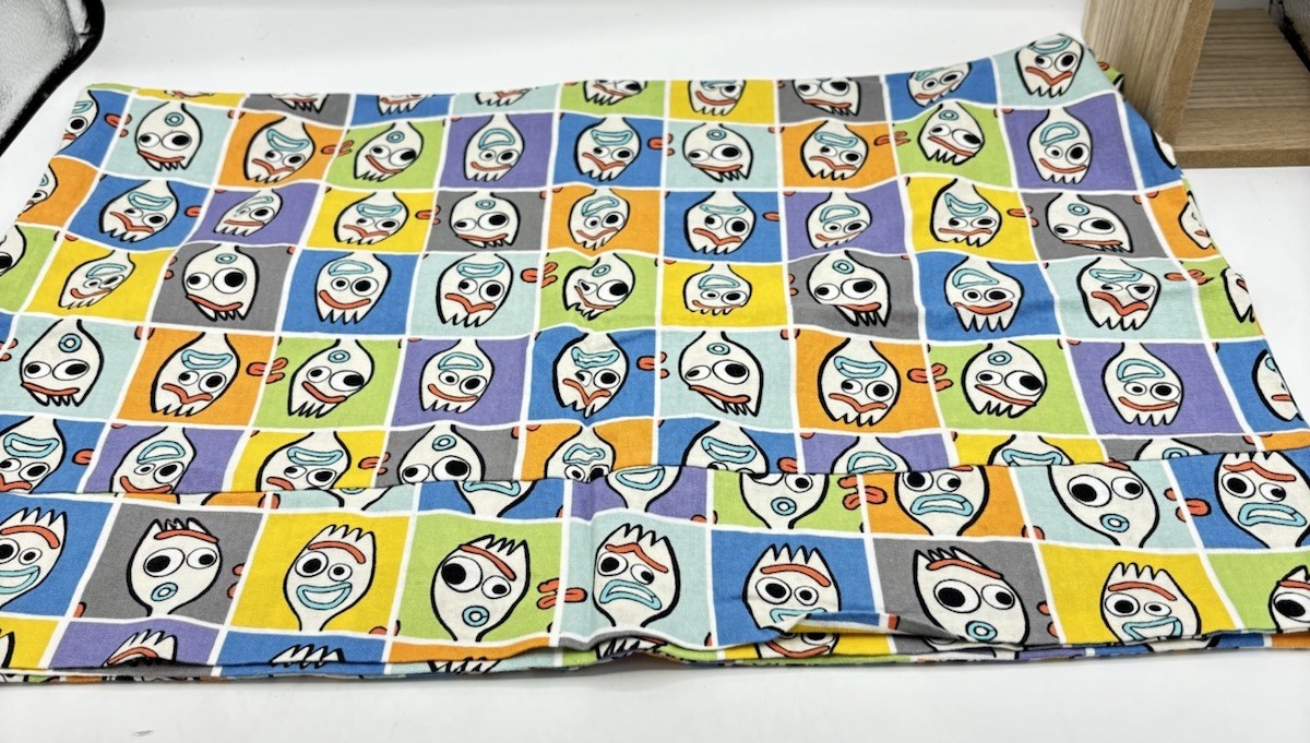 Toy Story Spork Pillowcase Handmade 27' Long 20" Wide Cotton Disney/Pixar