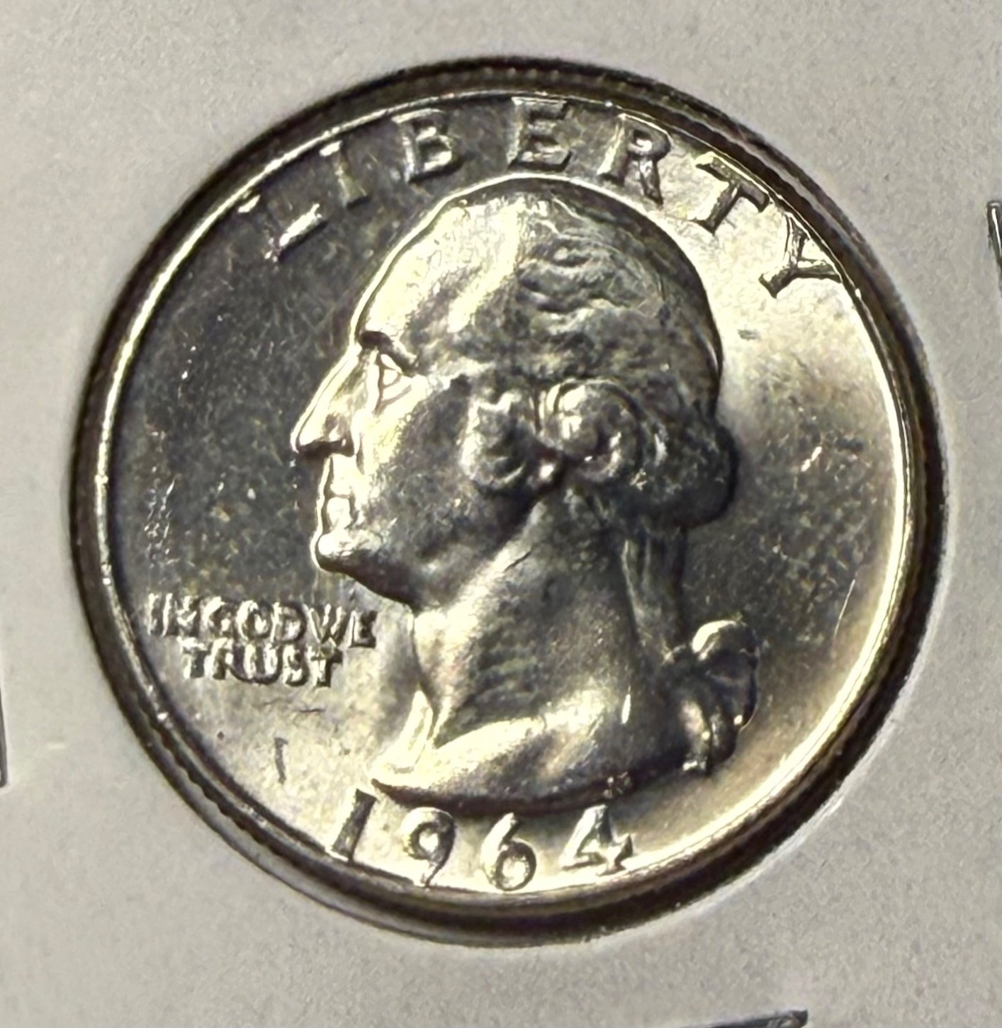 1964 washington quarter - nice uncirculated