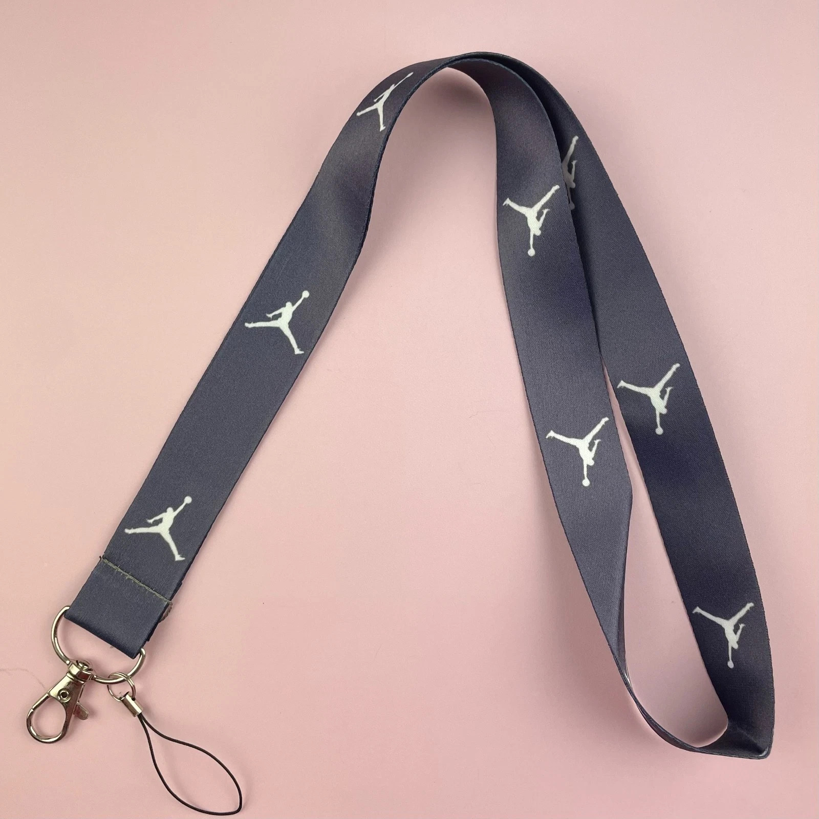(2) JORDAN NIKE LANYARD GRAY BRAND-NEW CLASSIC DESIGN FREE SHIPPING