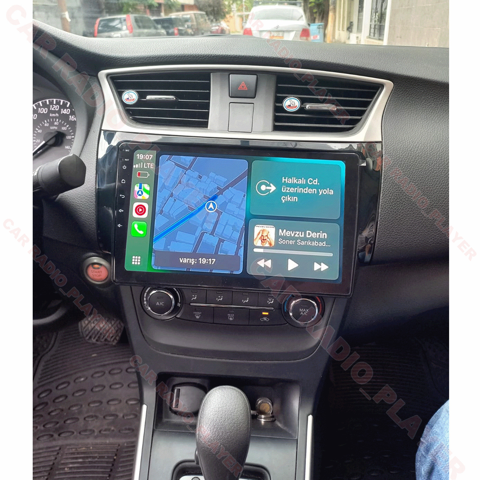 10.1'' Android Carplay GPS Navi Stereo Radio AHD CAM For Nissan Sentra 2012-2018