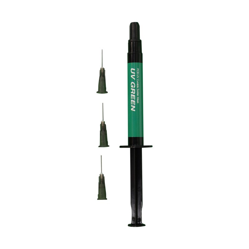 2UUL PCB UV Curable Solder Mask 6mm Super Thin Needle Green Replacement Replace