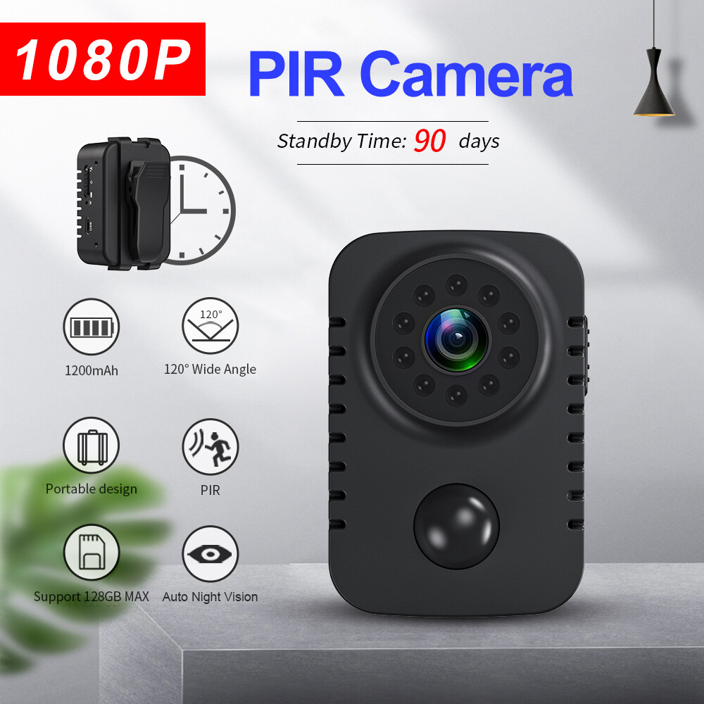 HD 1080P Security Body Camera PIR Motion Pocket Cam Night Vision Video Recorder