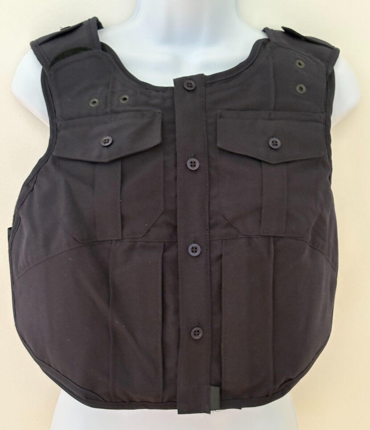 SAFARILAND Women U1 Clean Uniform Shirt Carrier 2 Pocket Front Open XS Navy