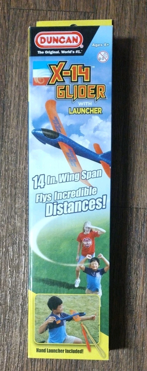Duncan X-14 Glider with Launcher - 14 inch Wing Span