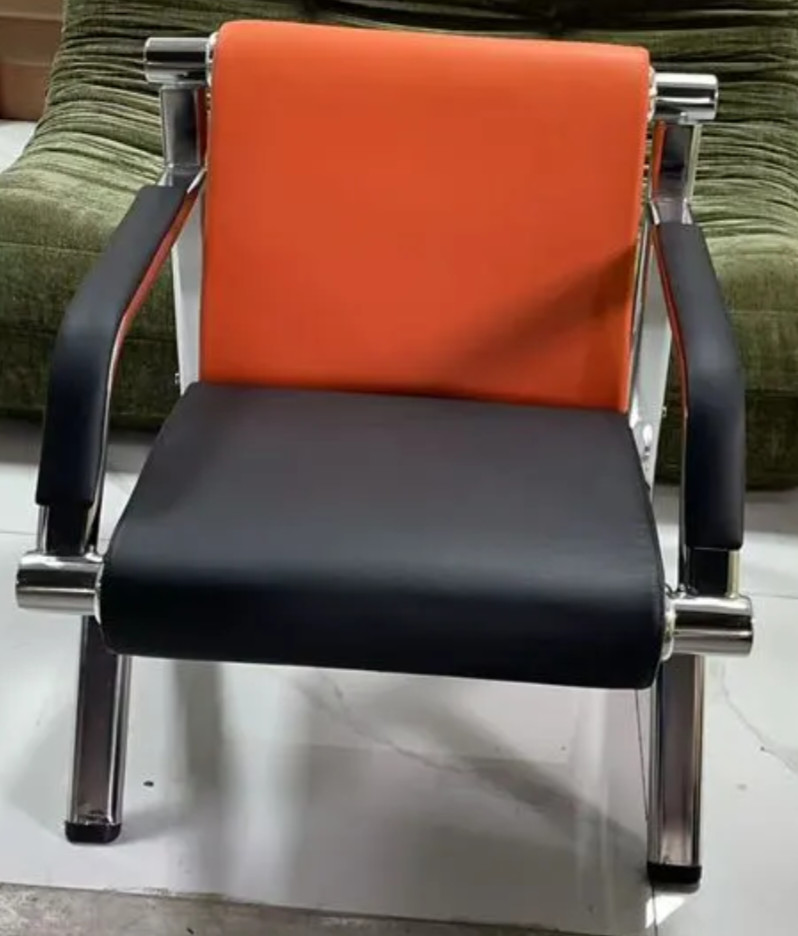 Office Reception Chair Set Leather Clinic Waiting Room Bench Visitor Guest Sofa