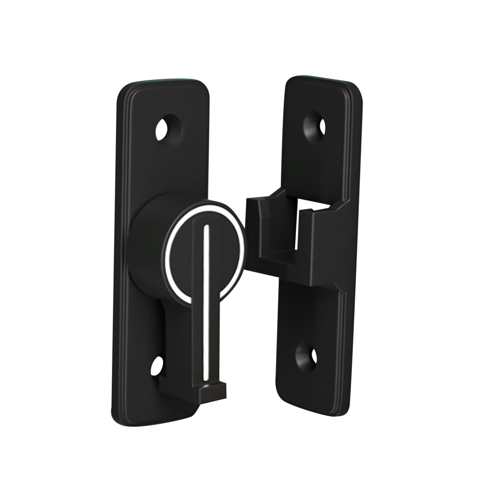 Luminous Keyless Twist Locks Zinc Alloy Anti-Theft Door Locks Rotate Bolt Lock,
