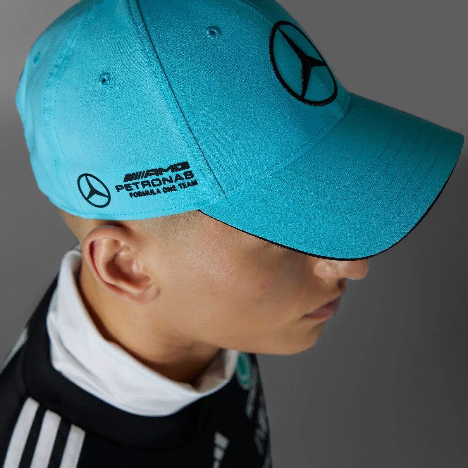 Adidas Mercedes AMG Petronas F1 Team Driver Cap Adjustable Motorsport Hat Teal